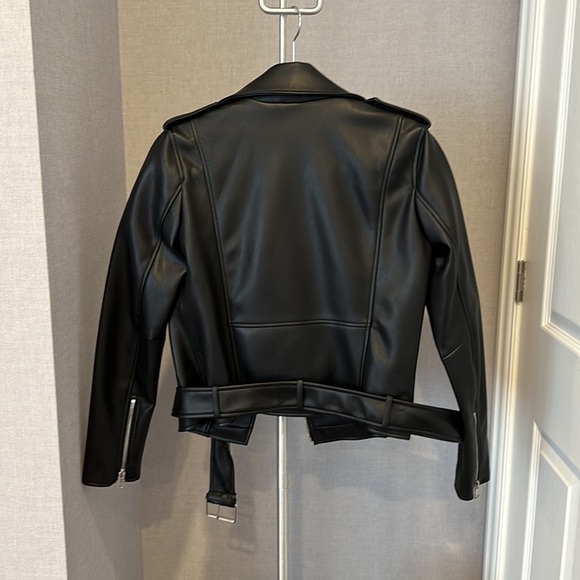 Zara faux leather motorcycle jacket - Picture 2 of 2